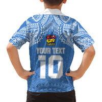 Custom Hela Wigmen Rugby Family Matching Long Sleeve Bodycon Dress and Hawaiian Shirt Papua New Guinea Polynesian Tattoo LT03 - Polynesian Pride