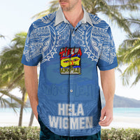 Custom Hela Wigmen Rugby Hawaiian Shirt Papua New Guinea Polynesian Tattoo LT03 - Polynesian Pride