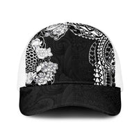 Japanese Irezumi and Hawaiian Polynesian Art Tattoo Baseball Net Cap Black Color - Polynesian Pride