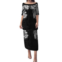 Japanese Irezumi and Hawaiian Polynesian Art Tattoo Puletasi Black Color - Polynesian Pride