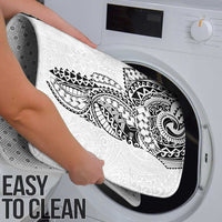 Japanese Irezumi and Hawaiian Polynesian Art Tattoo Bathroom Set White Color - Polynesian Pride