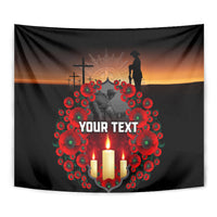 Custom New Zealand and Australia ANZAC Day Tapestry Gallipoli and Canlelight Lest We Forget LT03 - Polynesian Pride