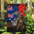 New Zealand and Australia ANZAC Day Garden Flag National Flag mix Kiwi Bird and Kangaroo Soldier Style