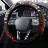 New Zealand ANZAC Day Steering Wheel Cover The Ode of Remembrance and Silver Fern