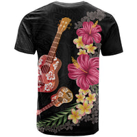 Ukulele mix Polynesian Flower T Shirt Hawaiian Tribal Pattern LT03 - Polynesian Pride