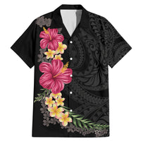 Hawaiian Plumeria and Hibiscus Family Matching Mermaid Dress and Hawaiian Shirt Colorful Style