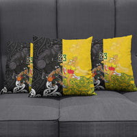 Aotearoa New Zealand And Australia Basketball Custom Pillow Cover Maori Tribal Tattoo And Aboriginal Dot Art Heritage
