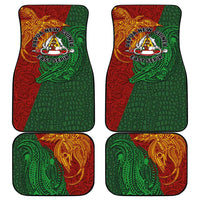 Papua New Guinea East Sepik Province Car Mats Tribal Crocodile Birds of Paradise Melanesian Tattoo