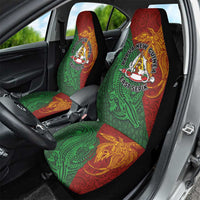 Papua New Guinea East Sepik Province Car Seat Cover Tribal Crocodile Birds of Paradise Melanesian Tattoo