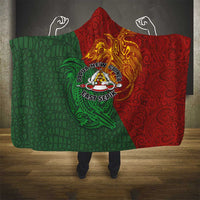 Papua New Guinea East Sepik Province Hooded Blanket Tribal Crocodile Birds of Paradise Melanesian Tattoo