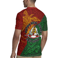 Papua New Guinea East Sepik Province Rugby Jersey Tribal Crocodile Birds of Paradise Melanesian Tattoo