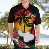 Hawaii Maui Island Hawaiian Shirt Maui Map With Tropical Forest Vintage Style LT03 - Polynesian Pride