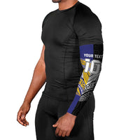 Custom Rugby Niue and Aotearoa Arm Sleeves Hiapo with Maori Moko Tribal Heritage Tattoos - Polynesian Pride