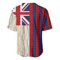 Hawaiian Tropical Plants Lei Baseball Jersey National Flag Style LT03 - Polynesian Pride