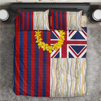 Hawaiian Tropical Plants Lei Bedding Set National Flag Style - Polynesian Pride