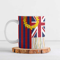 Hawaiian Tropical Plants Lei Ceramic Mug National Flag Style - Polynesian Pride