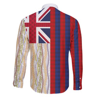 Hawaiian Tropical Plants Lei Family Matching Short Sleeve Bodycon Dress and Hawaiian Shirt National Flag Style - Polynesian Pride