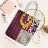 Hawaiian Tropical Plants Lei Tote Bag National Flag Style - Polynesian Pride