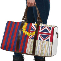 Hawaiian Tropical Plants Lei Travel Bag National Flag Style - Polynesian Pride