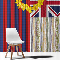 Hawaiian Tropical Plants Lei Window Curtain National Flag Style LT03 - Polynesian Pride