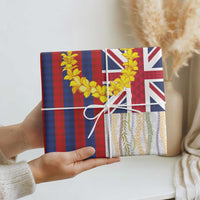 Hawaiian Tropical Plants Lei Wrapping Paper National Flag Style - Polynesian Pride