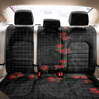 Hawaiian Kakau Art Back Car Seat Cover Taro Leaves with Ohia Lehua and Pakala Pattern - Polynesian Pride