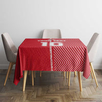 Custom Tahiti Football-Iron Warriors Tablecloth