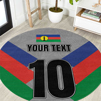 Custom New Caledonia-The Kagus Round Carpet