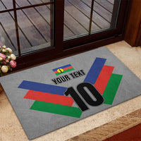 Custom New Caledonia-The Kagus Rubber Doormat