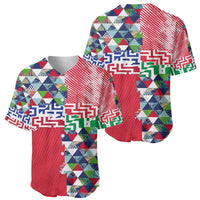 Hawaiian Floral Kakau Tropical Leaves-Sporty Style Baseball Jersey