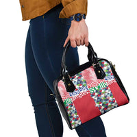 Hawaiian Floral Kakau Tropical Leaves-Sporty Style Shoulder Handbag