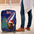 New Zealand Christmas Luggage Cover Kiwi Bird Santa and Silver Fern Funny Haka Dance