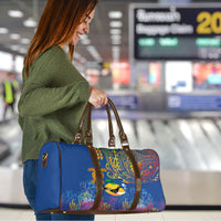 Hawaii Ocean Travel Bag Pineapple Turtle and Mango Reef Triggerfish and Kakau Tattoo