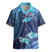 Personalized Hawaii Swimming Kid Hawaiian Shirt Tribal Sporty Style