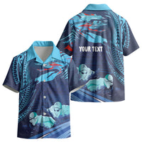 Personalized Hawaii Swimming Kid Hawaiian Shirt Tribal Sporty Style