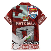 Mate Ma'a Tonga Family Matching Mermaid Dress and Hawaiian Shirt Haʻamonga ʻa Maui and White Dove - Tongan Kupesi Ngatu