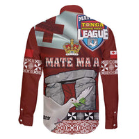 Mate Ma'a Tonga Family Matching Short Sleeve Bodycon Dress and Hawaiian Shirt Haamonga a Maui and White Dove - Tongan Kupesi Ngatu LT03 - Polynesian Pride