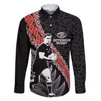 New Zealand Maori Rugby Player Family Matching Short Sleeve Bodycon Dress and Hawaiian Shirt Maori and Silver Fern Half Style