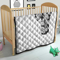 Hawaiian and Japanese Together Quilt Japanese Koi Fish Tattoo and Kakau Pattern White Color LT03 - Polynesian Pride