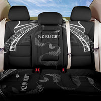 New Zealand Rugby Back Car Seat Cover Aotearoa Armour Blacks Silver Ferns - Polynesian Pride