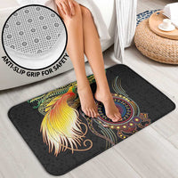 Papua New Guinea and Australia Together Bathroom Set Bird of Paradise and Kangaroo Melanesian Aboriginal Motifs - Polynesian Pride