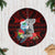 Custom Guam Christmas Tree Skirt Santa Gift Latte Stone and Sea Turle Mix Hibiscus Chamorro Red Style LT03