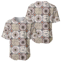 Tukenny Pattern Fijian War Clubs Baseball Jersey LT03 - Polynesian Pride