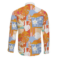 Hawaiian and Japanese Culture Together Family Matching Mermaid Dress and Hawaiian Shirt Palaka Japanese Art and Tropical Motif Tribal Patchwork LT03 - Polynesian Pride