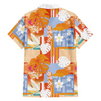 Hawaiian and Japanese Culture Together Family Matching Short Sleeve Bodycon Dress and Hawaiian Shirt Palaka Japanese Art and Tropical Motif Tribal Patchwork LT03 - Polynesian Pride