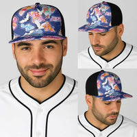 Hawaiian and Japanese Culture Together Baseball Net Cap Hawaiian Archipelago Shape Sea Animals LT03 - Polynesian Pride
