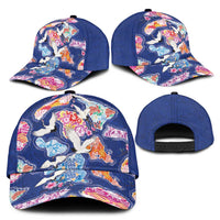 Hawaiian and Japanese Culture Together Classic Cap Hawaiian Archipelago Shape Sea Animals LT03 - Polynesian Pride