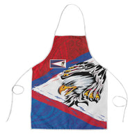American Samoa Flag Day Apron Polynesian Art Geometric with Flag Brush Style LT03 Multicolor - Polynesian Pride