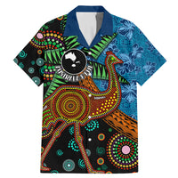 Fiji and Australia Family Matching Mermaid Dress and Hawaiian Shirt Palm Tree and Abogirinal Emu