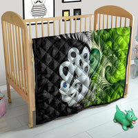 New Zealand Koru Natural Quilt Manaia and Silver Fern Maori Pattern